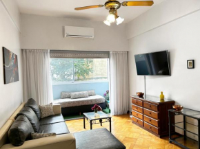 Amplio y cómodo departamento para 7 personas en la mejor zona de Recoleta sobre Callao 1D